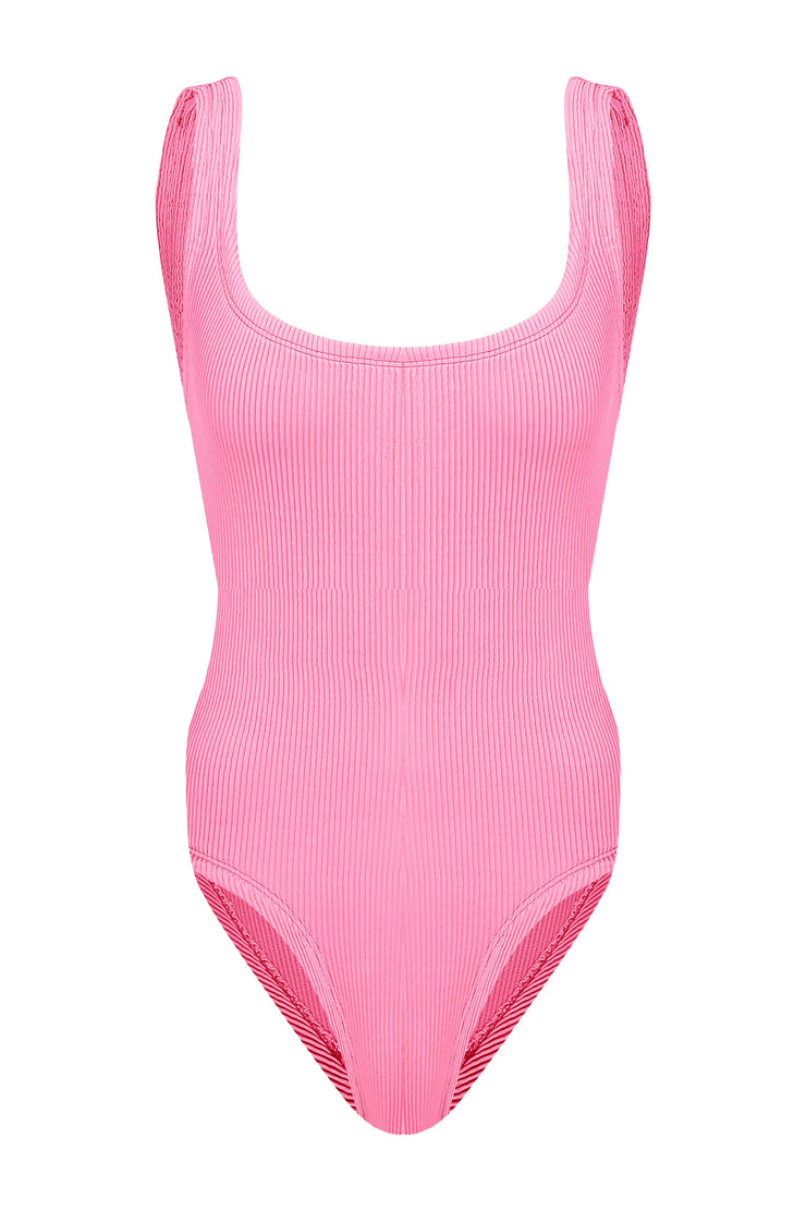 Mitzi Crinkle Swimsuit Pink Cosmos - Sandshaped
