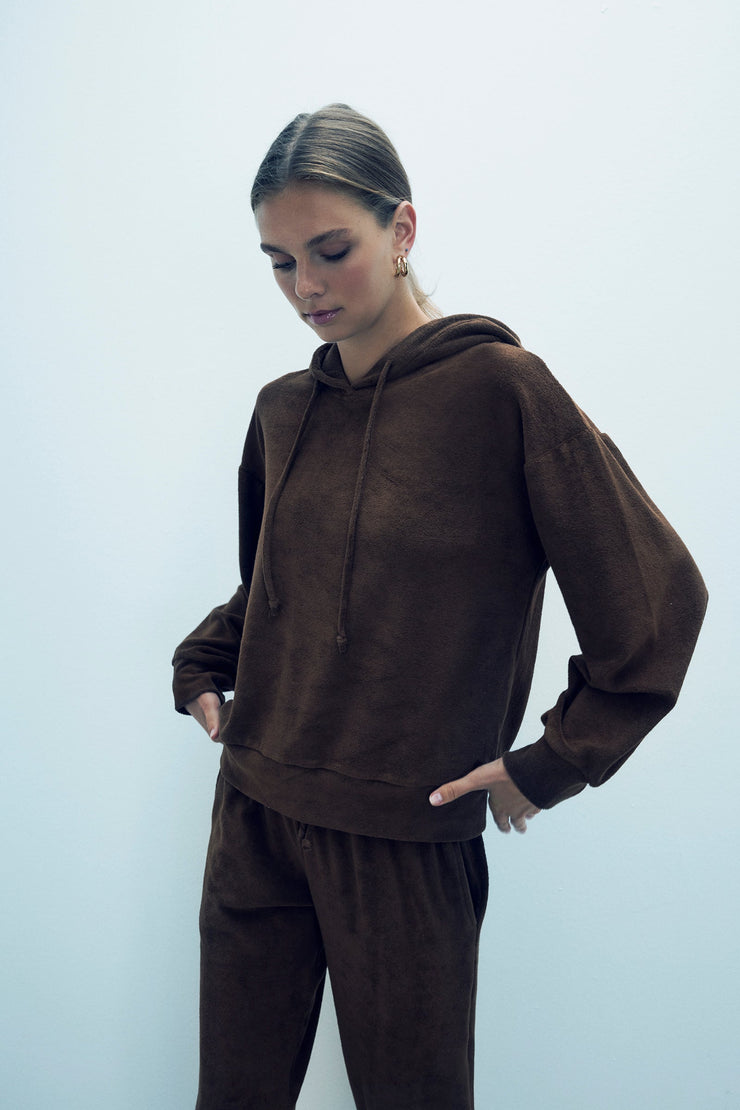 Miki Terry Tall Sweatshirt Choco
