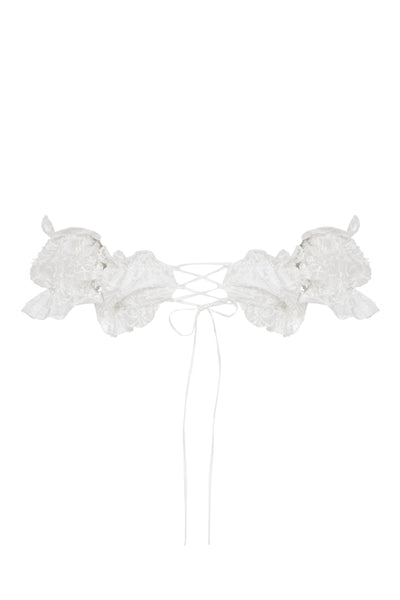 Houri Crop Top White