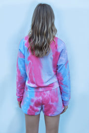 Tie Dye Sweatshirt Pink