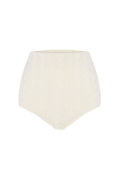 Blanc Cashmere Shorts Cream