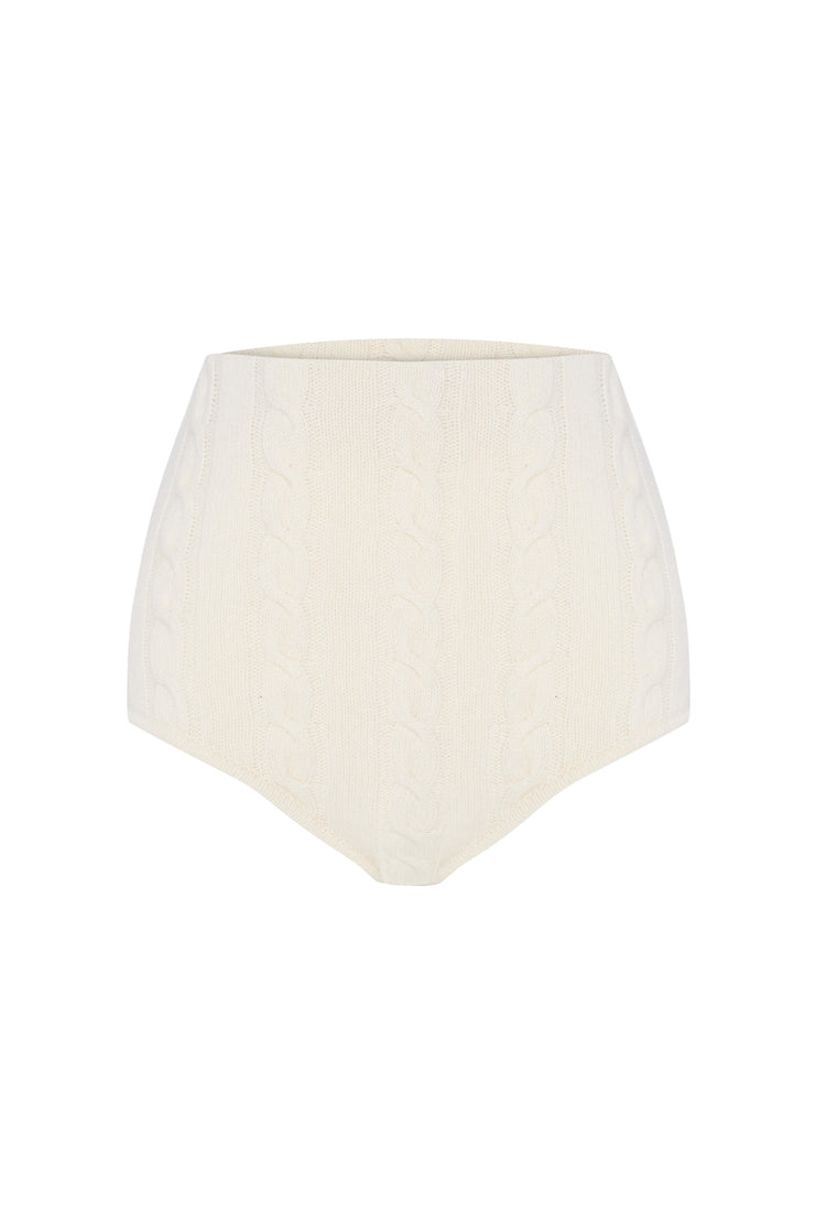 Blanc Cashmere Shorts Cream