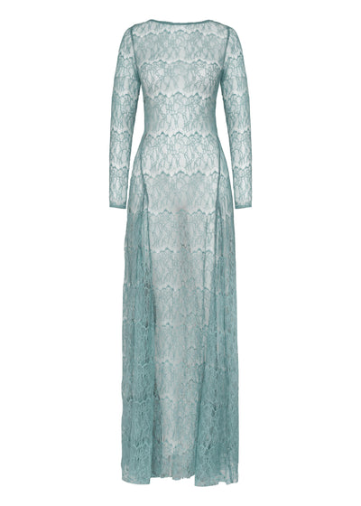 stretchable maxi dress Elara Striped Maxi Dress