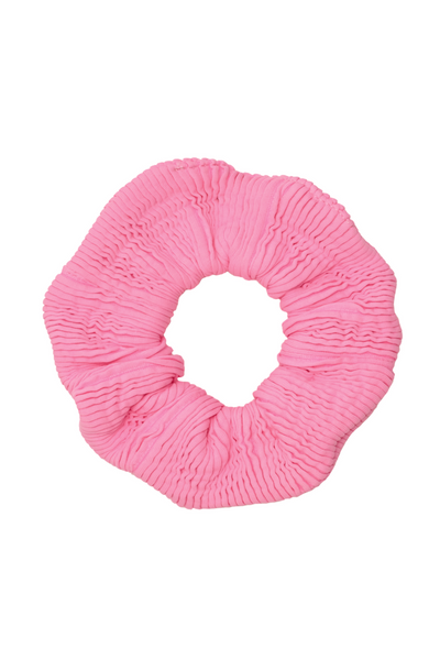 Crinkle Scrunchie Pink Cosmos