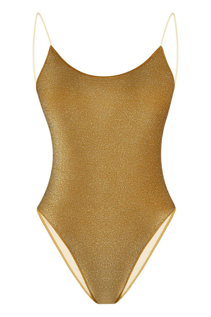 Glitz Glitter One Piece Gold