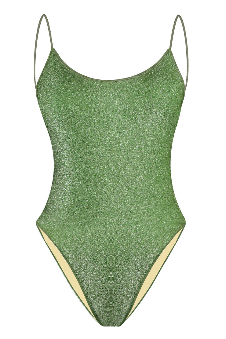 Glitz Glitter One Piece Green