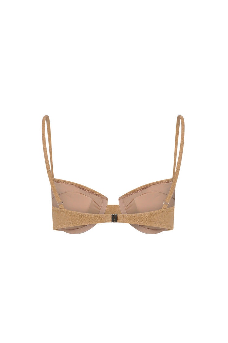 Scarlet Terry Bikini Top - Sandshaped Swimwear
