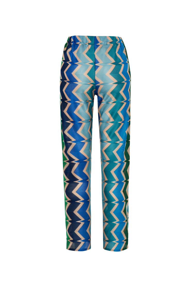 Beach Trousers In Cloisonne