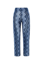 Beach Trousers In Blue Jasper