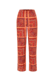 Zoya Vegan Silk Beach Pants Orange