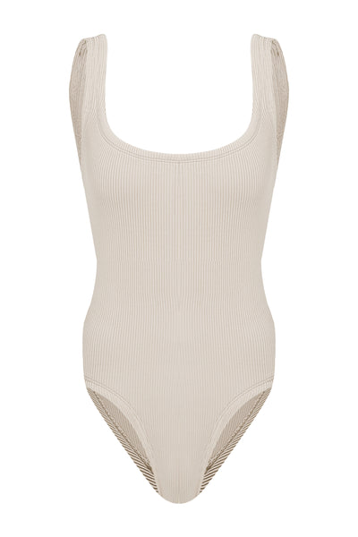 Mitzi Crinkle Swimsuit Cream - Sandshaped