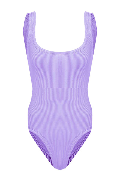 Mitzi Crinkle Swimsuit Lavender - Sandshaped