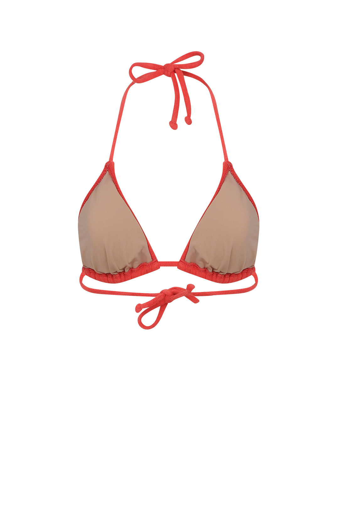Luna Terry Bikini Top Red | SANDSHAPED – Sandshaped