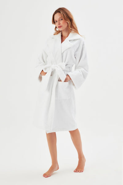 Wilma Bathrobe White