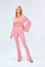 Mira Glitter Trousers Pink