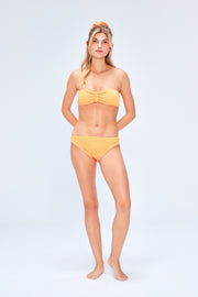 Coquette Crinkle Bikini Set Orange