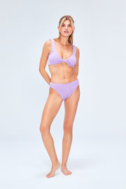 Lorelei Crinkle Bikini Set Lavender