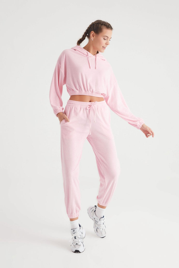 Miki Terry Sweatshirt Pink - Sandshaped
