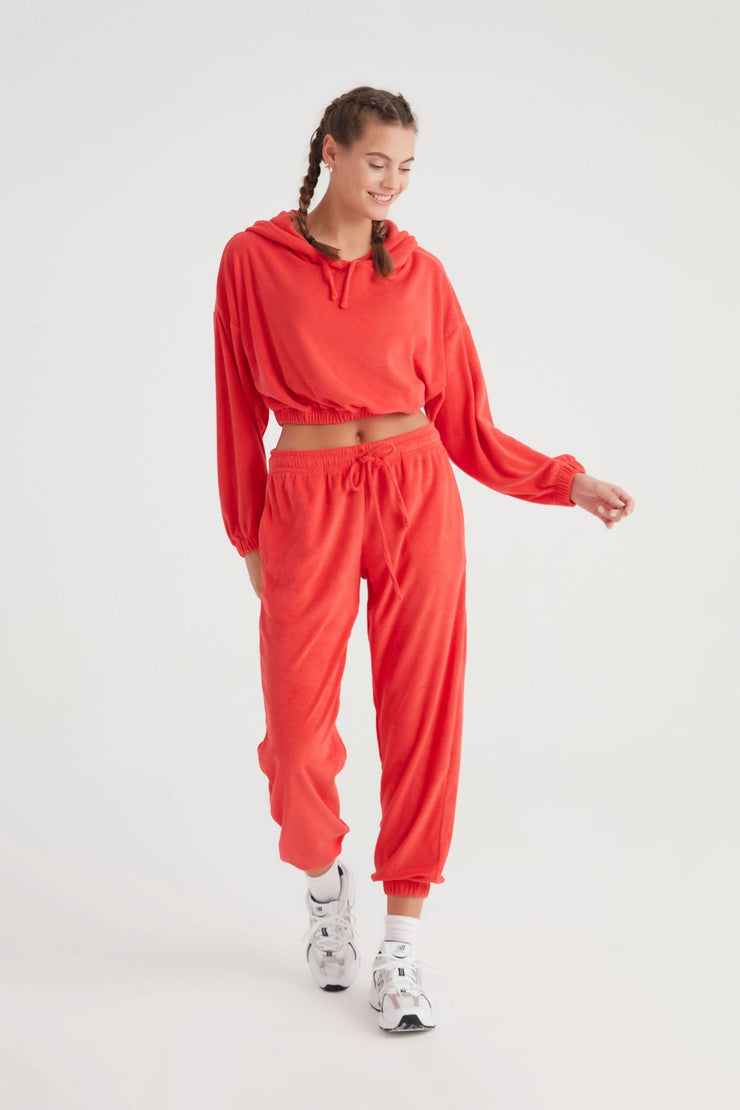 Miki Terry Sweatshirt Red - Sandshaped Swimwear