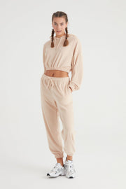 Miki Terry Sweatshirt Stone - Sandshaped