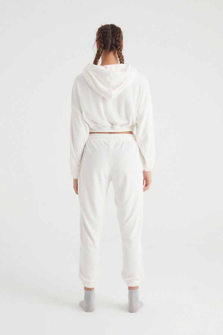 Miki Terry Sweatshirt White - Sandshaped