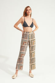 Zoya Vegan Silk Beach Pants Cream - Sandshaped
