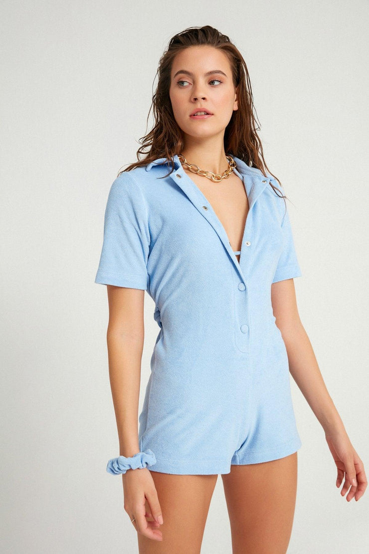 Agatha Terry Towel Jumpsuit - Sandshaped Swimwear