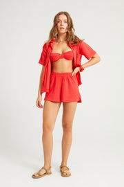 Scarlet Terry Bikini Top - Sandshaped Swimwear