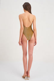 Glitz Glitter One Piece Gold