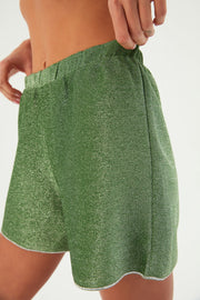 Palamar Glitter Shorts Green - Sandshaped