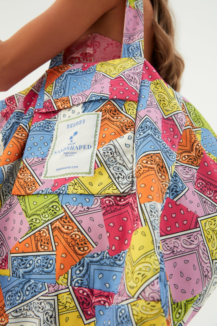 Gargantuan Reversible Beach Bag Multi - Sandshaped
