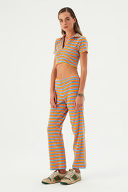 Roda Striped Terry Trousers - Sandshaped