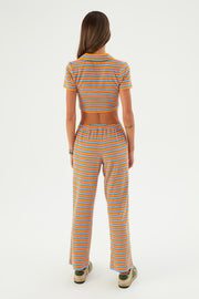 Roda Striped Terry Trousers - Sandshaped