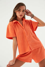 Palamar Terry Shorts Mango - Sandshaped