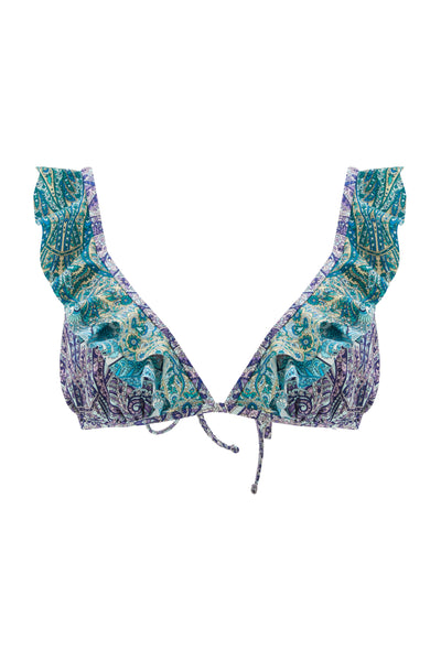 Azra Triangle Bikini Top Paisley - Sandshaped