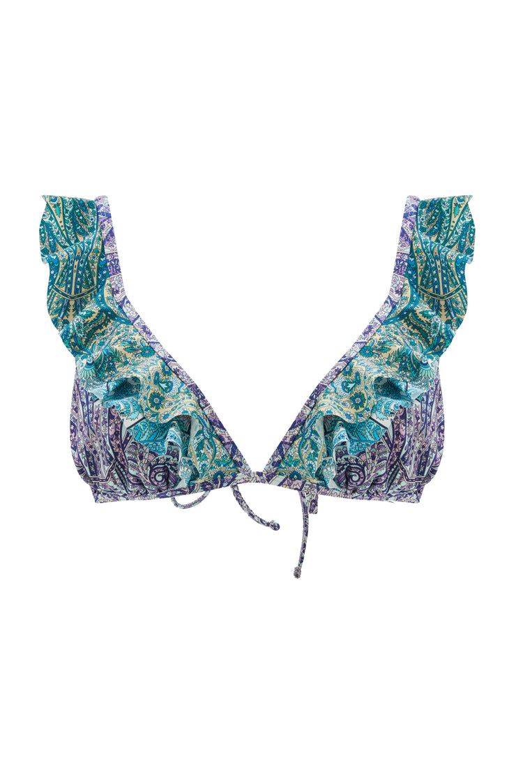 Azra Triangle Bikini Top Paisley - Sandshaped