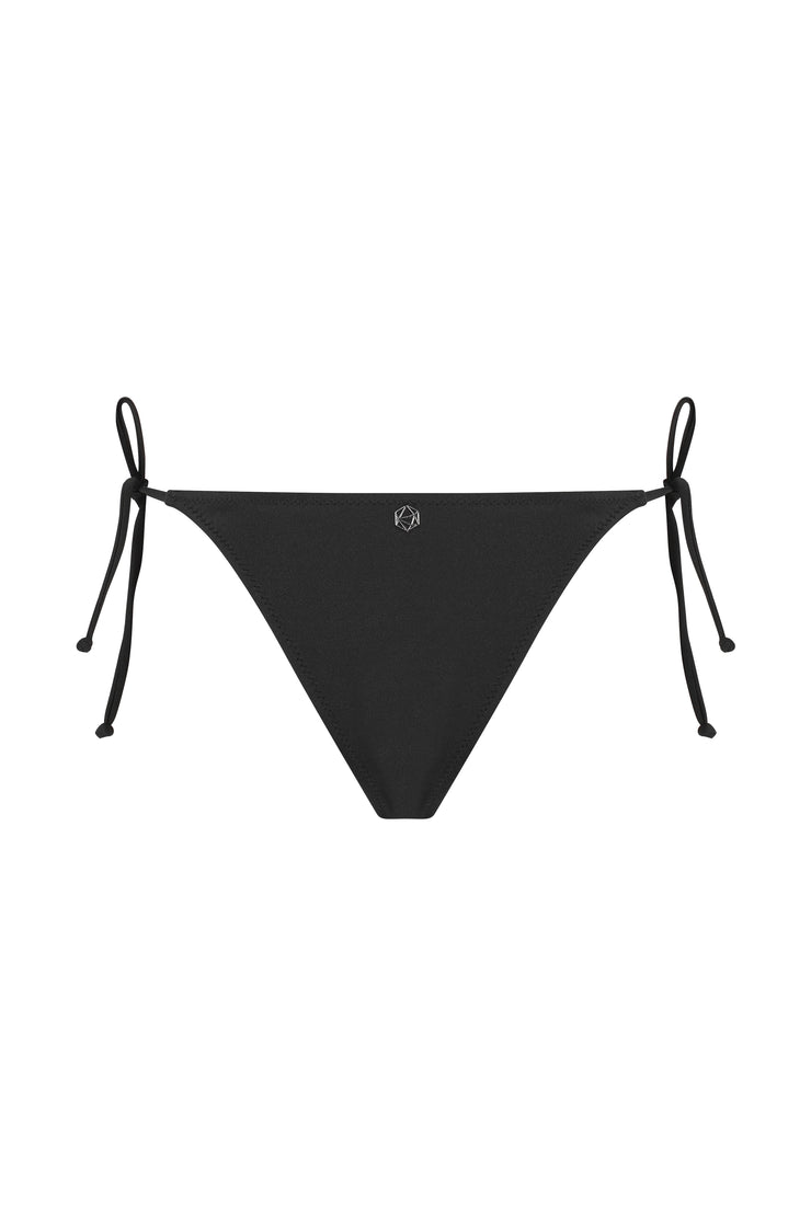 Della Bikini Briefs Jet Black - Sandshaped