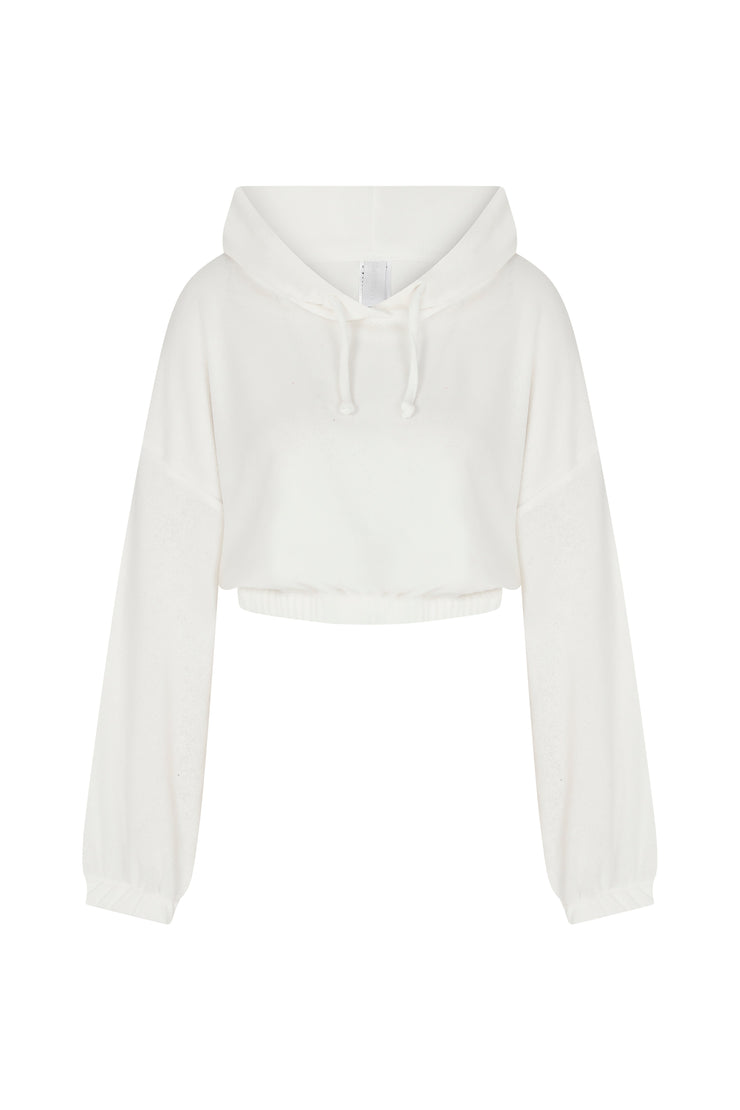 Miki Terry Sweatshirt White - Sandshaped