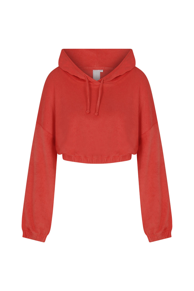Miki Terry Sweatshirt Red - Sandshaped Swimwear