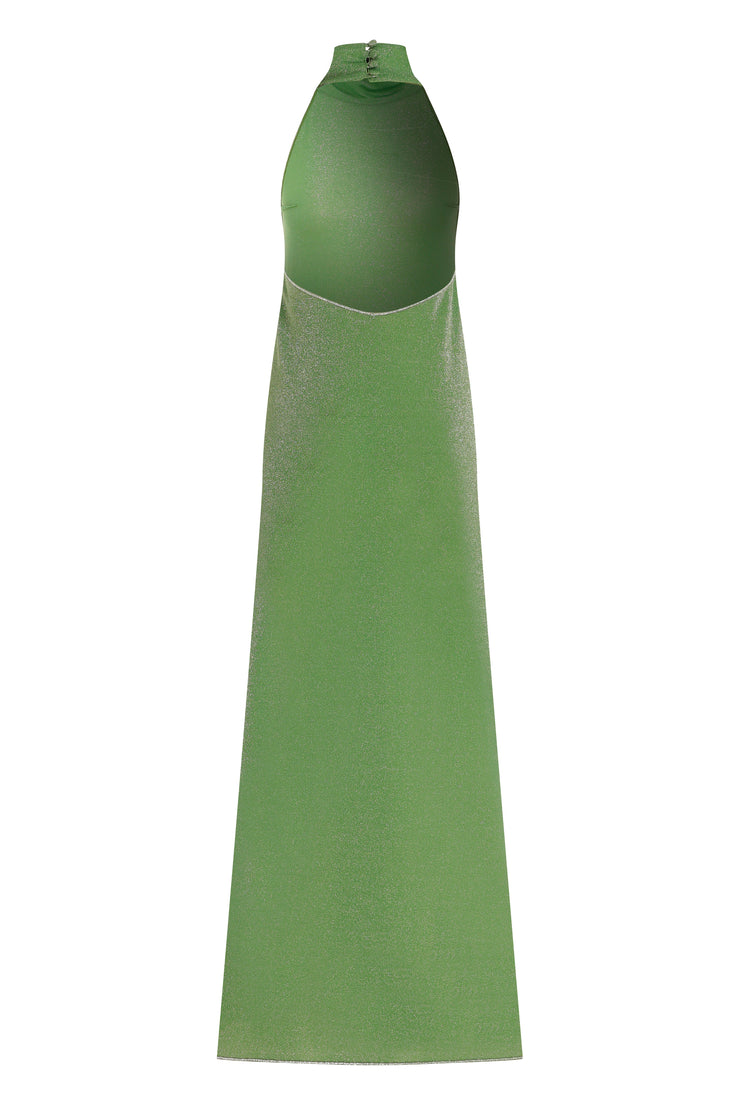 Sterea Turtleneck Maxi Dress Grasshopper- Sandshaped