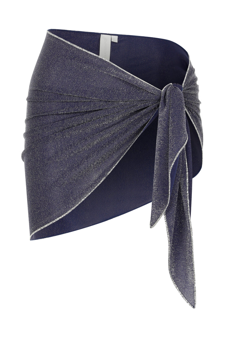 Agnes Glitter Mini Pareo Navy - Sandshaped