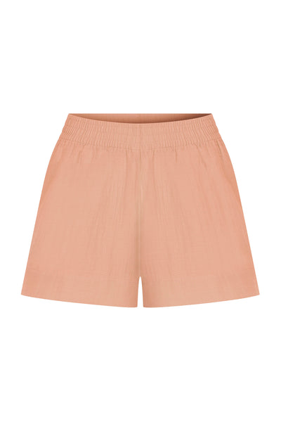 Palamar Cotton Gauze Shorts Coral - Sandshaped