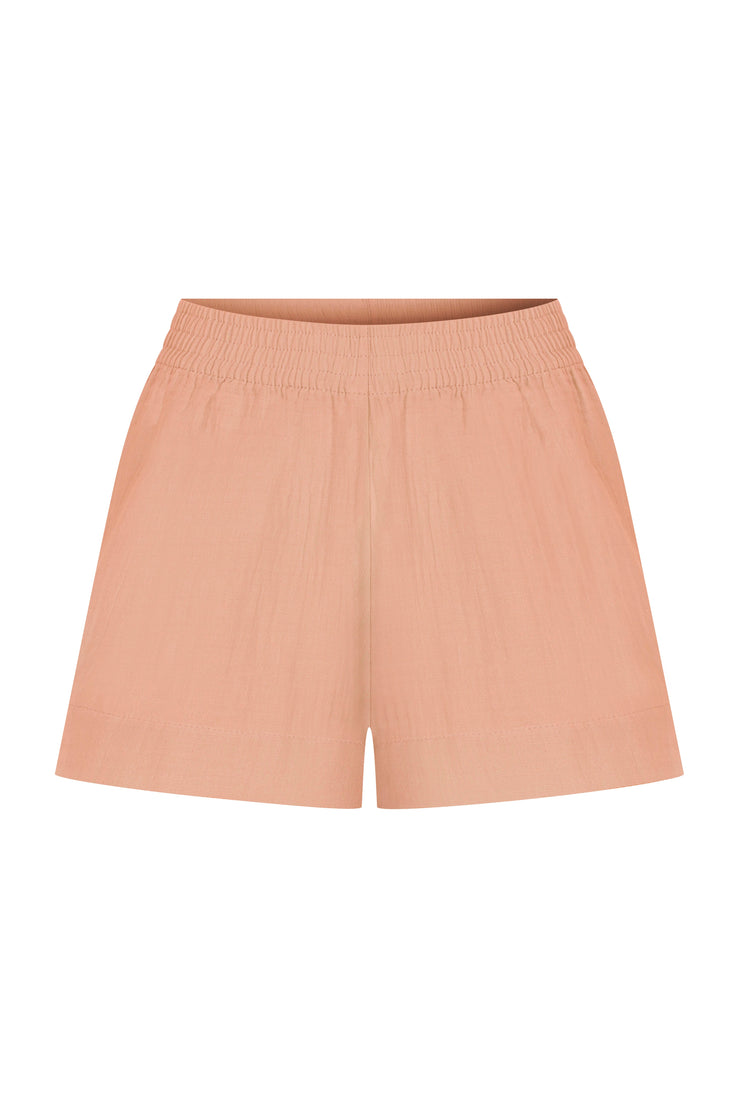 Palamar Cotton Gauze Shorts Coral - Sandshaped