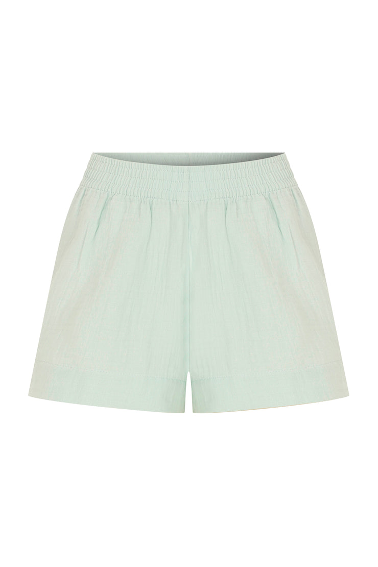 Palamar Cotton Gauze Shorts Mint - Sandshaped