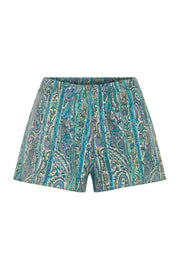 Palamar Vegan Silk Shorts Green - Sandshaped